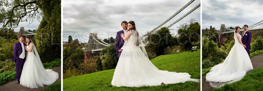 012 bride groom at the clifton suspension bridge