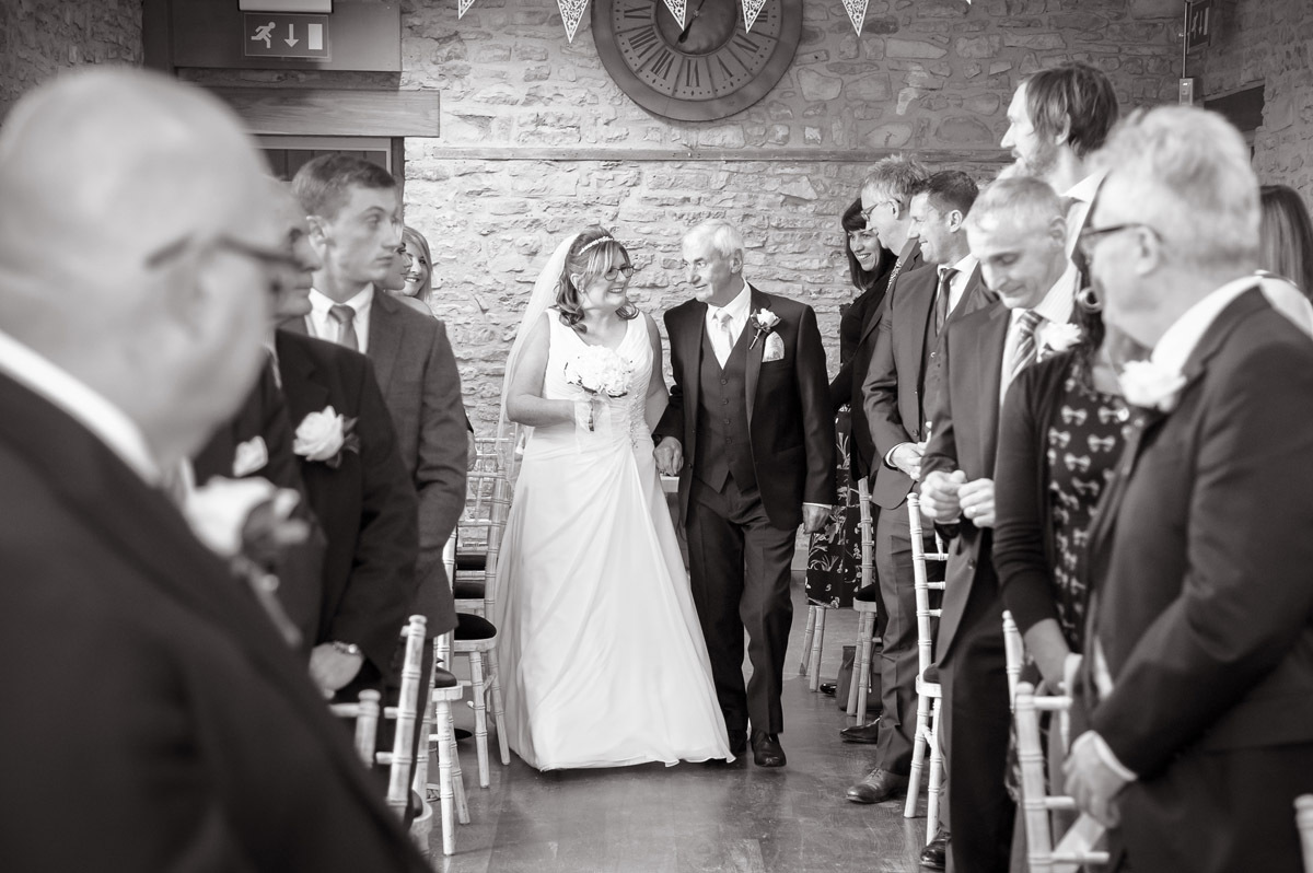 Folly Farm Winter Wedding Photography