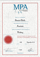 Qualified Wedding Photographer Stewart Clarke