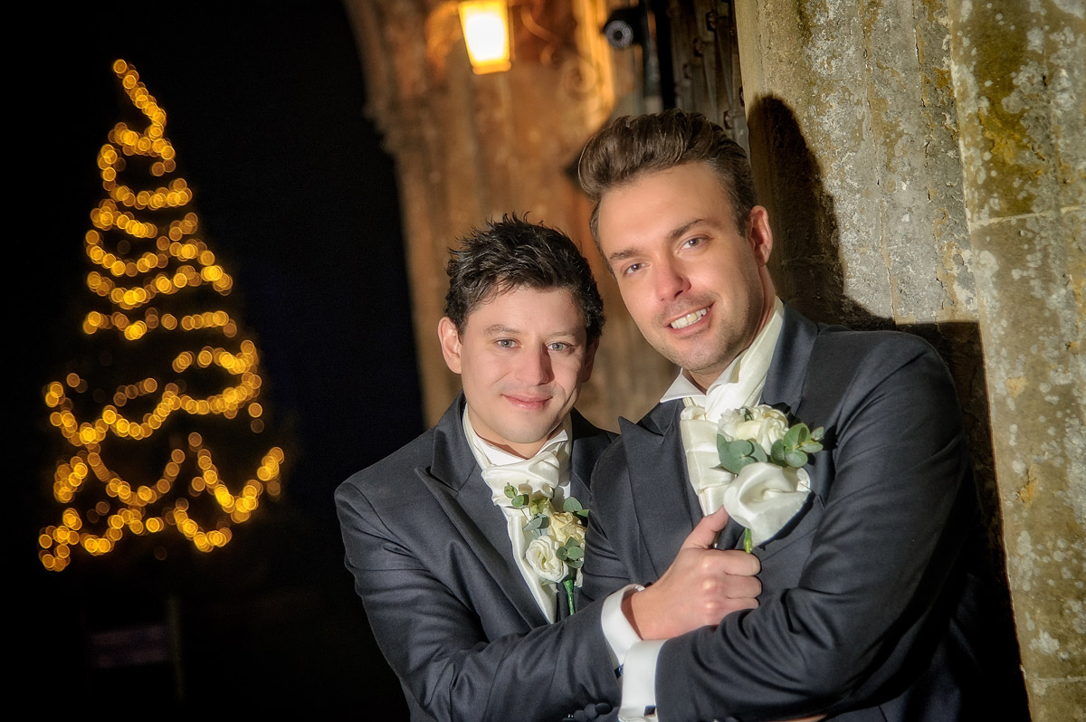 Gay Wedding Photography at Thornbury Castle Venue