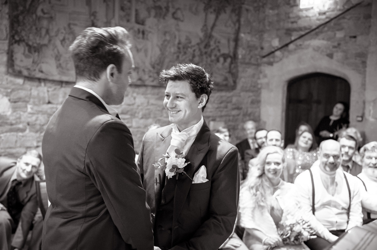 Same-sex ceremony Wedding Photography at Thornbury Castle Venue