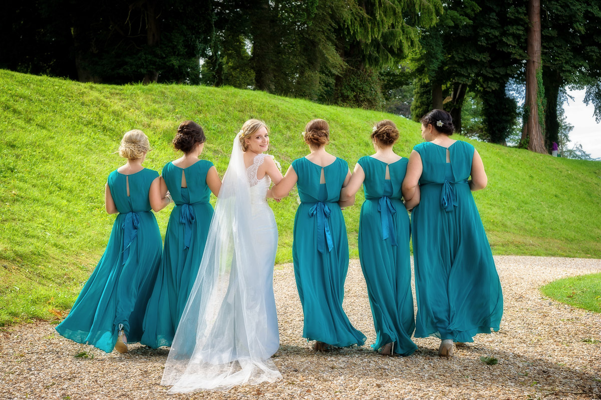 Bridemaids Wedding Photography at Coombe Lodge Venue