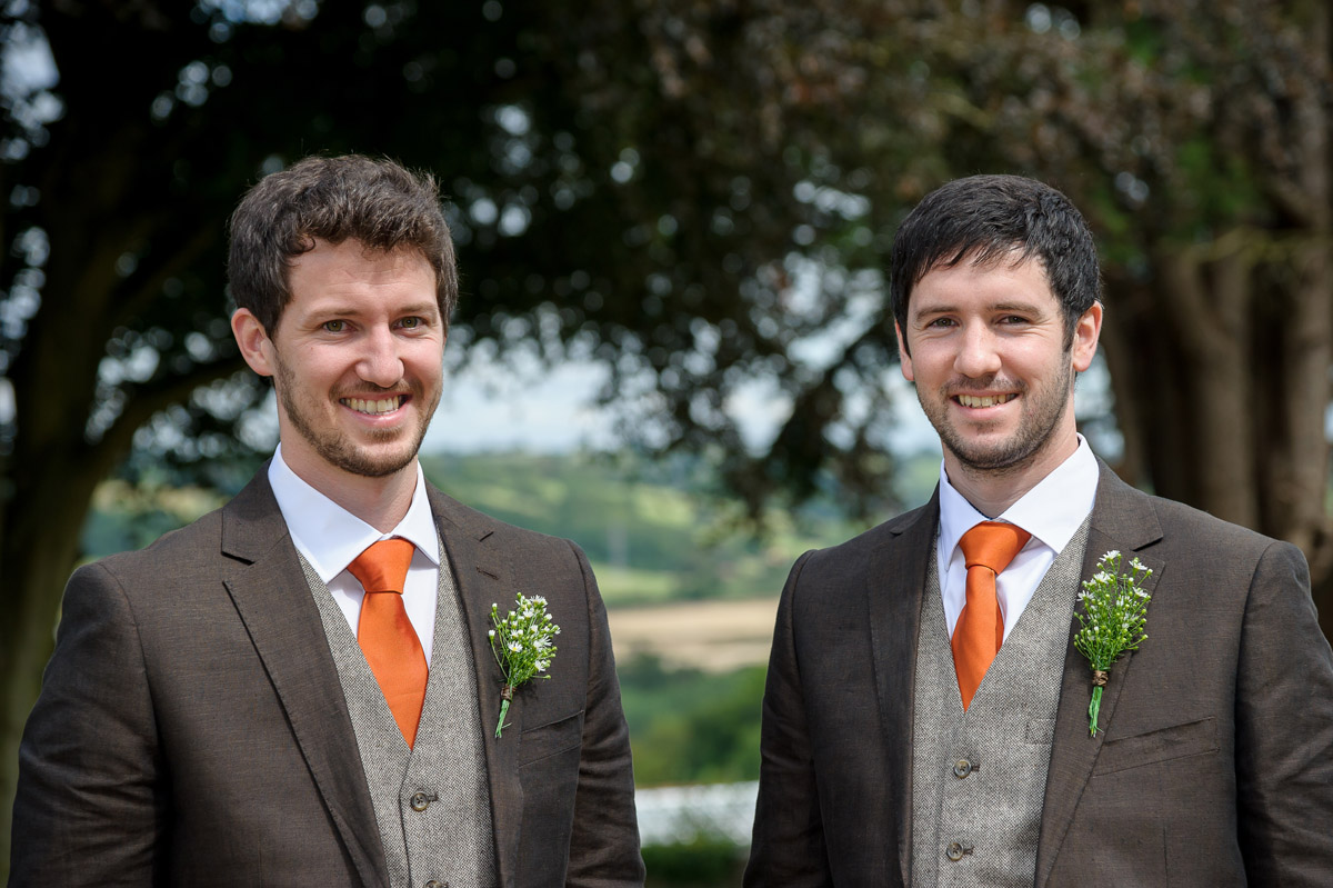 Groom Best Man Wedding Photography at Coombe Lodge Venue