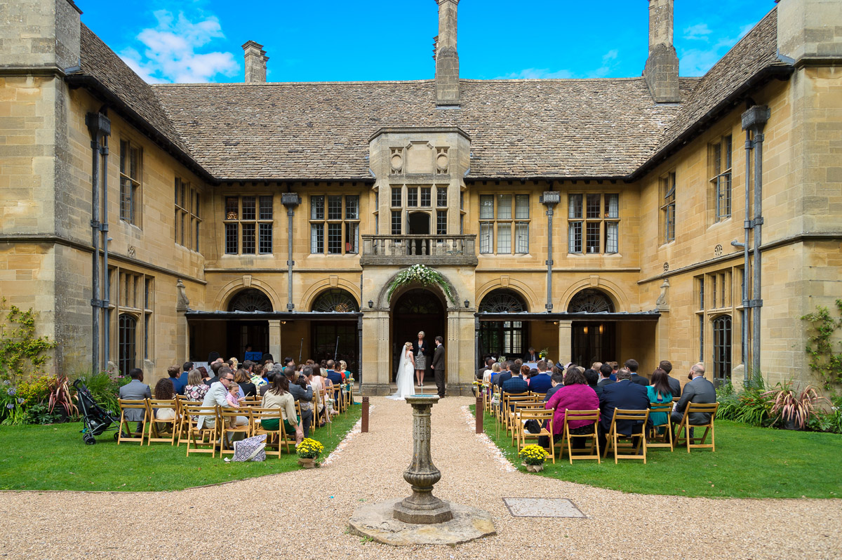 Ceremony Wedding Photography at Coombe Lodge Venue