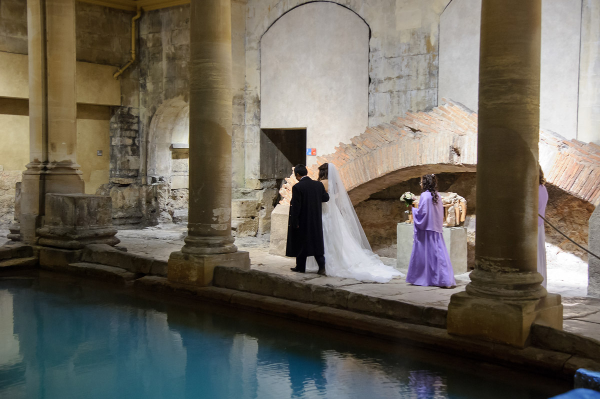 Wedding Photography at The Roman Baths