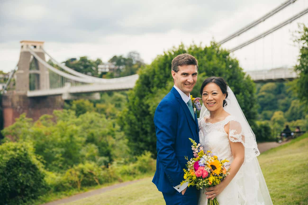 Wedding Photography Clifton Suspension Bridge