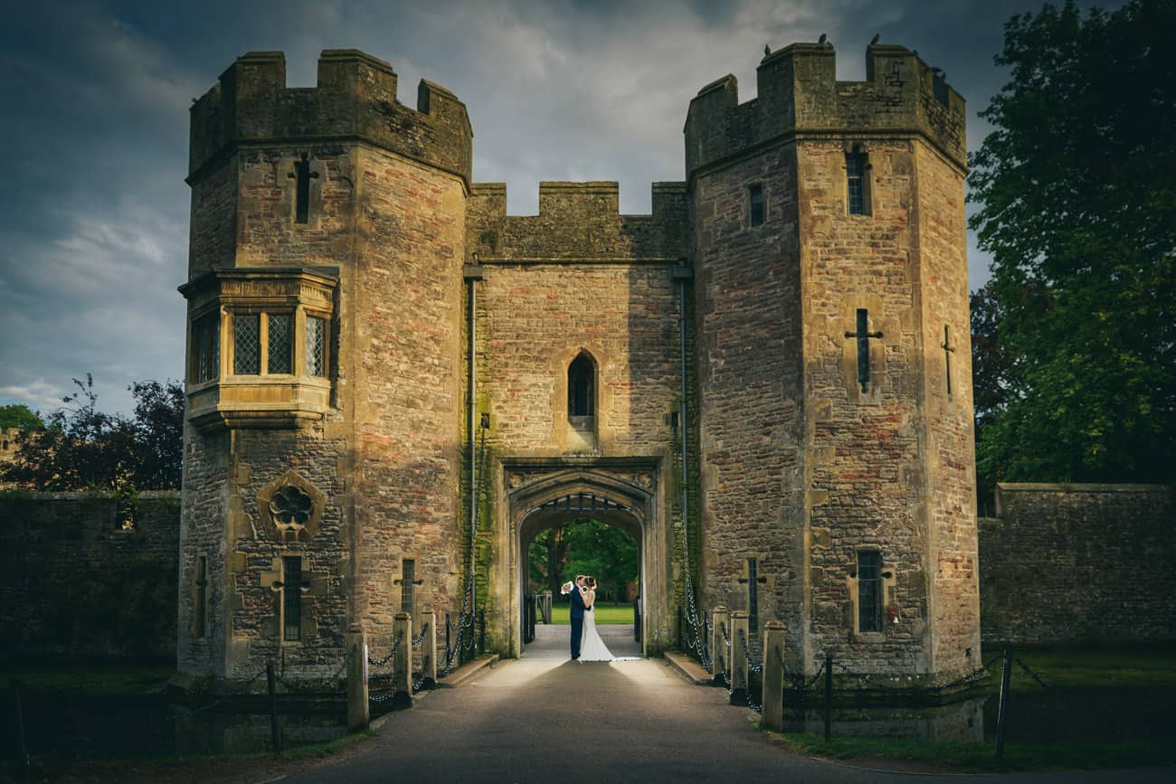 Wedding Photographer at The Bishop's Palace Wells