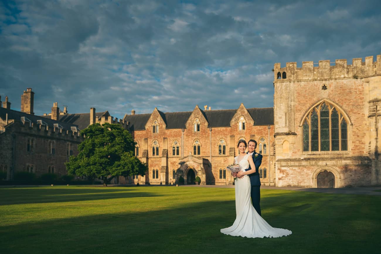 Wedding Photographer at The Bishop's Palace Wells