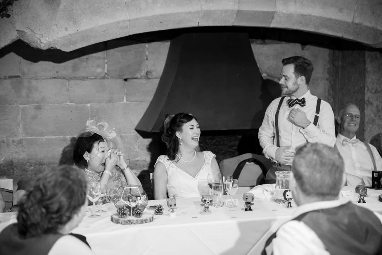Speeches Wedding Photography at Thornbury Castle Venue
