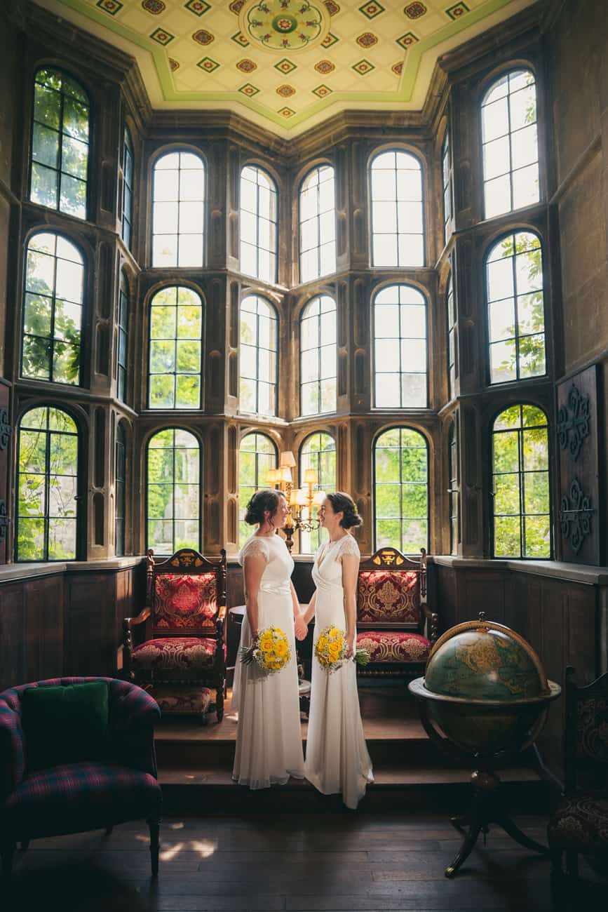 Same-sex Wedding Photography at Thornbury Castle Venue