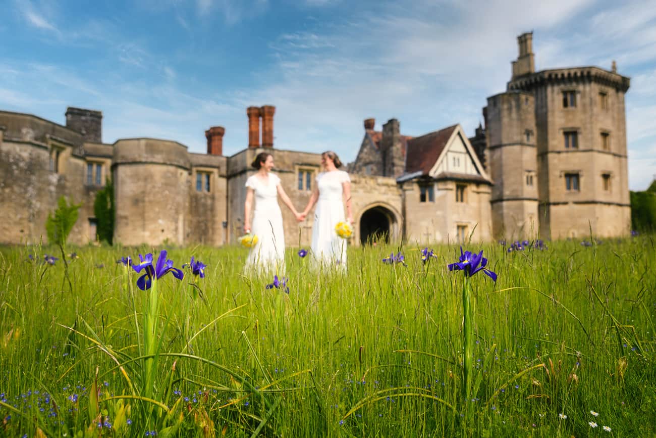 Same-sex Wedding Photography at Thornbury Castle Venue