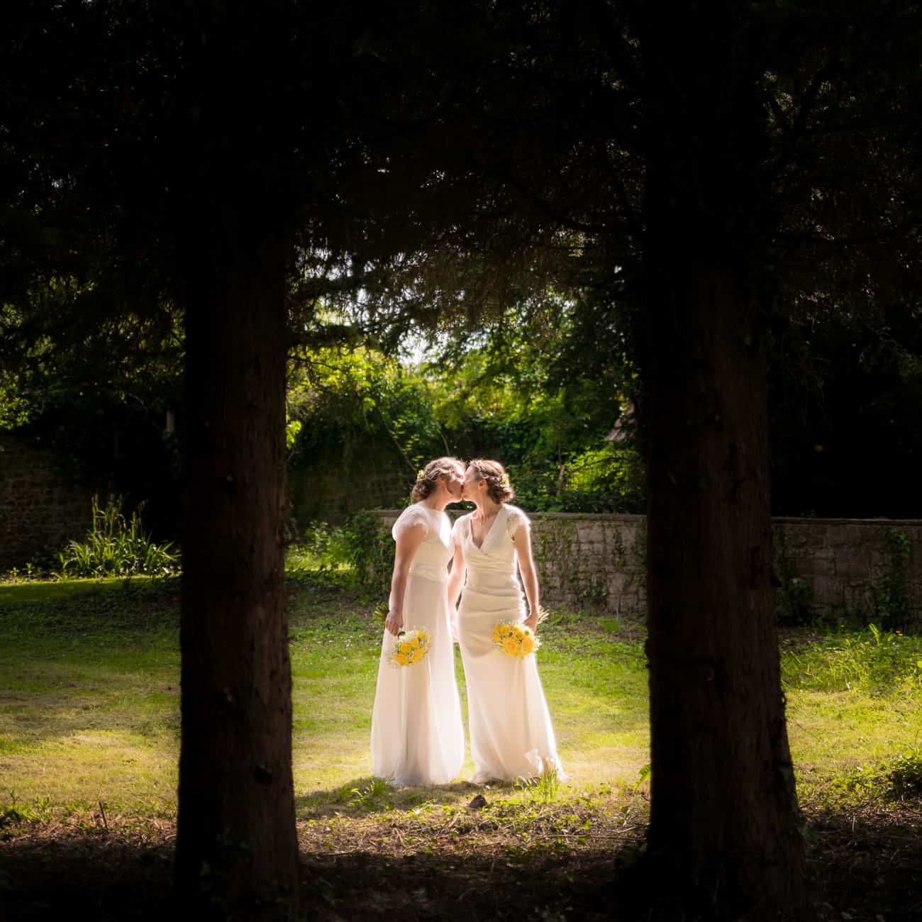 Same-sex Wedding Photography at Thornbury Castle Venue