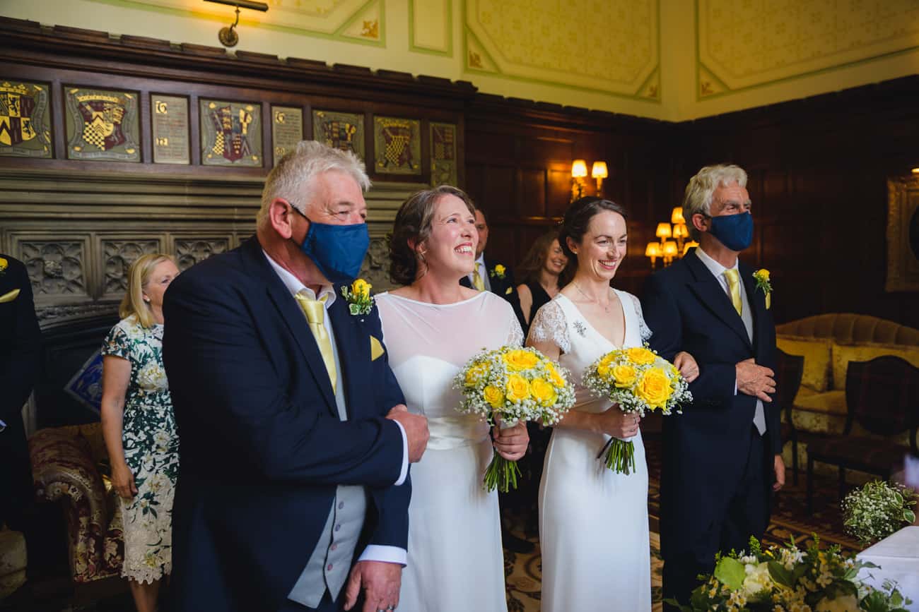 Same-sex Wedding Photography at Thornbury Castle Venue