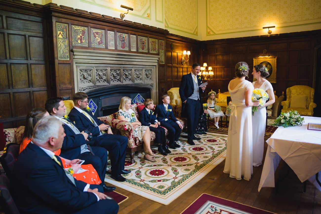 Same-sex Wedding Photography at Thornbury Castle Venue