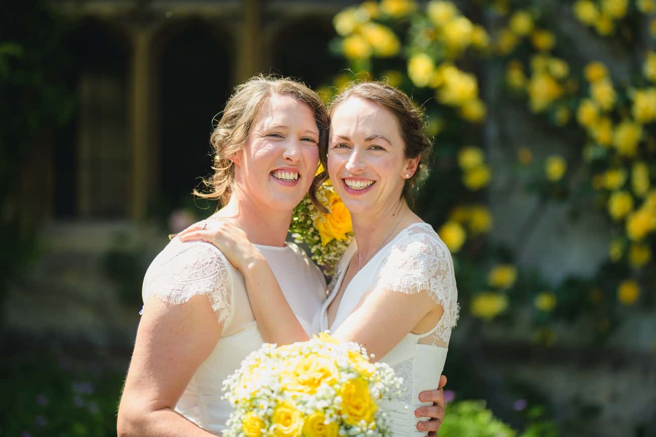 Same-sex Wedding Photography at Thornbury Castle Venue