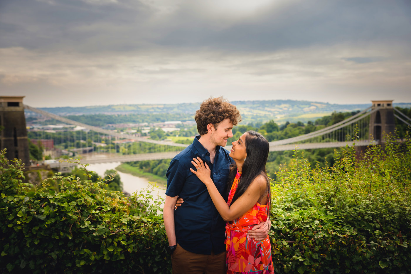 Engagement Photography Pre-Wedding Shoot at Clifton Suspension Bridge