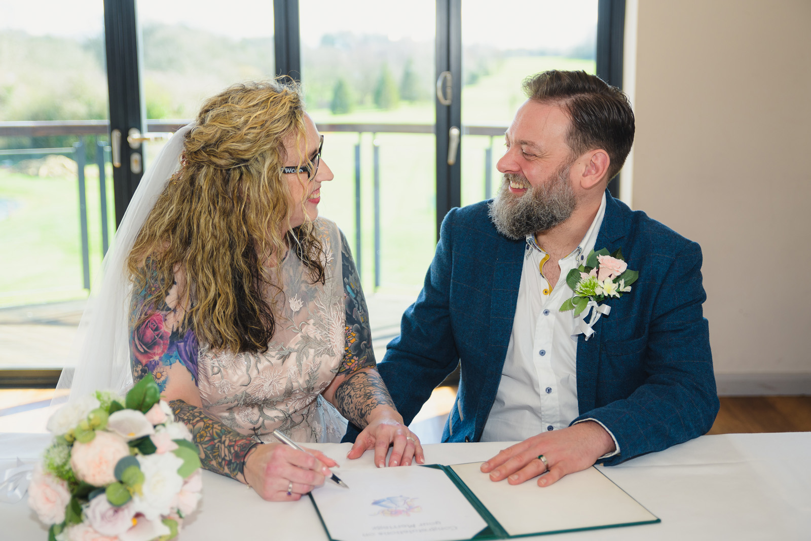 Wedding Photographer Thornbury Golf Centre