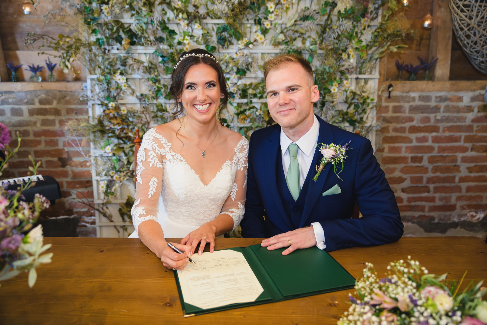 Wedding Photographer at Wellington Barn