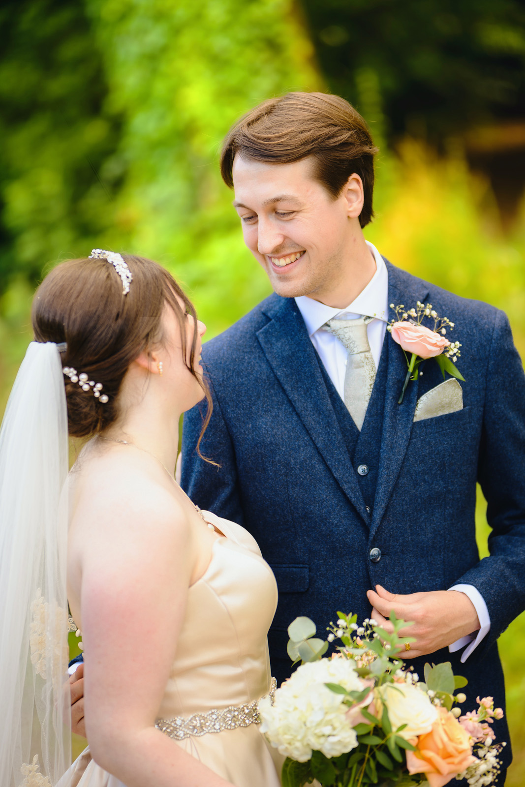 Beautiful wedding photography at Coombe Lodge