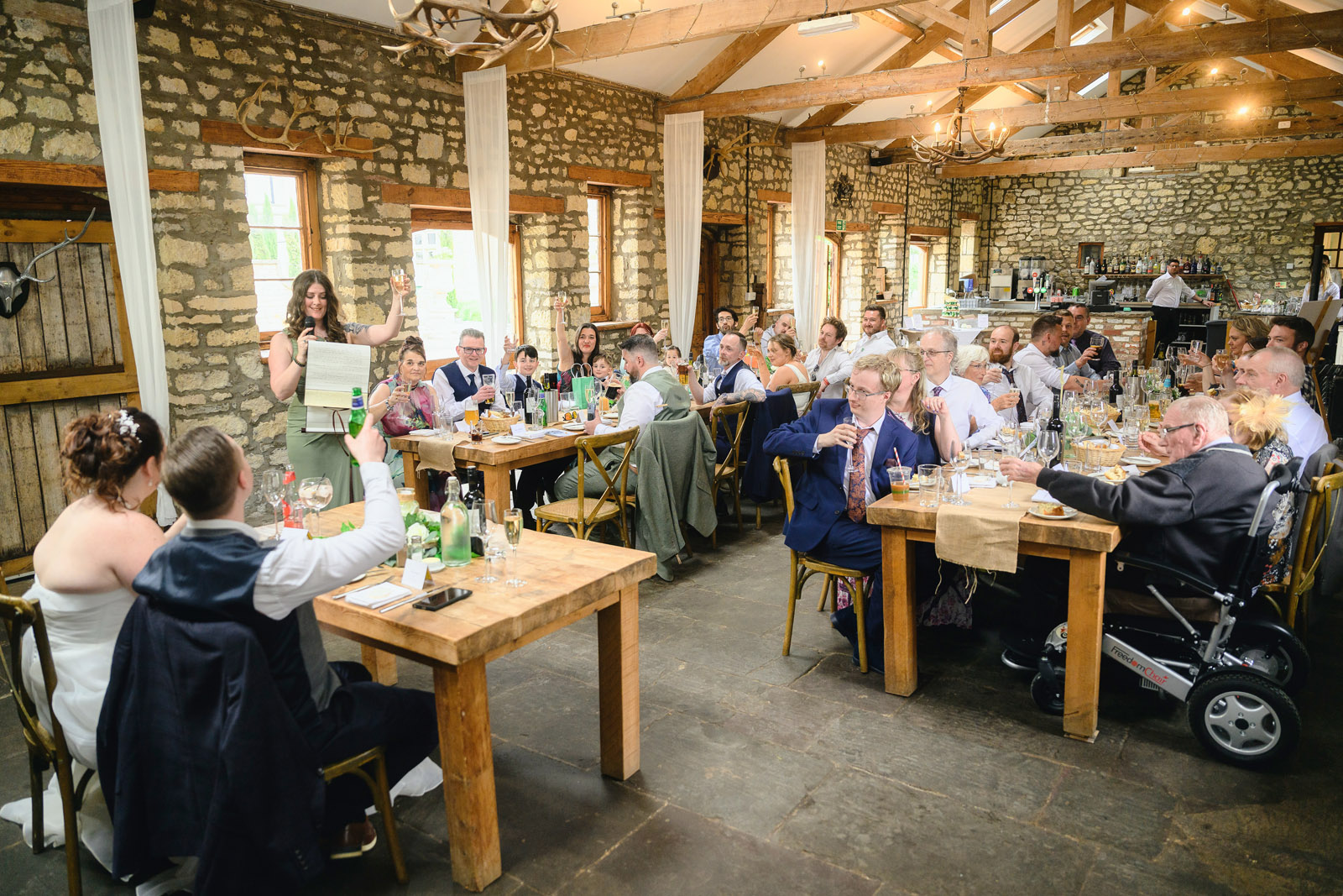Wedding Photographer at The Barn Old Down Estate