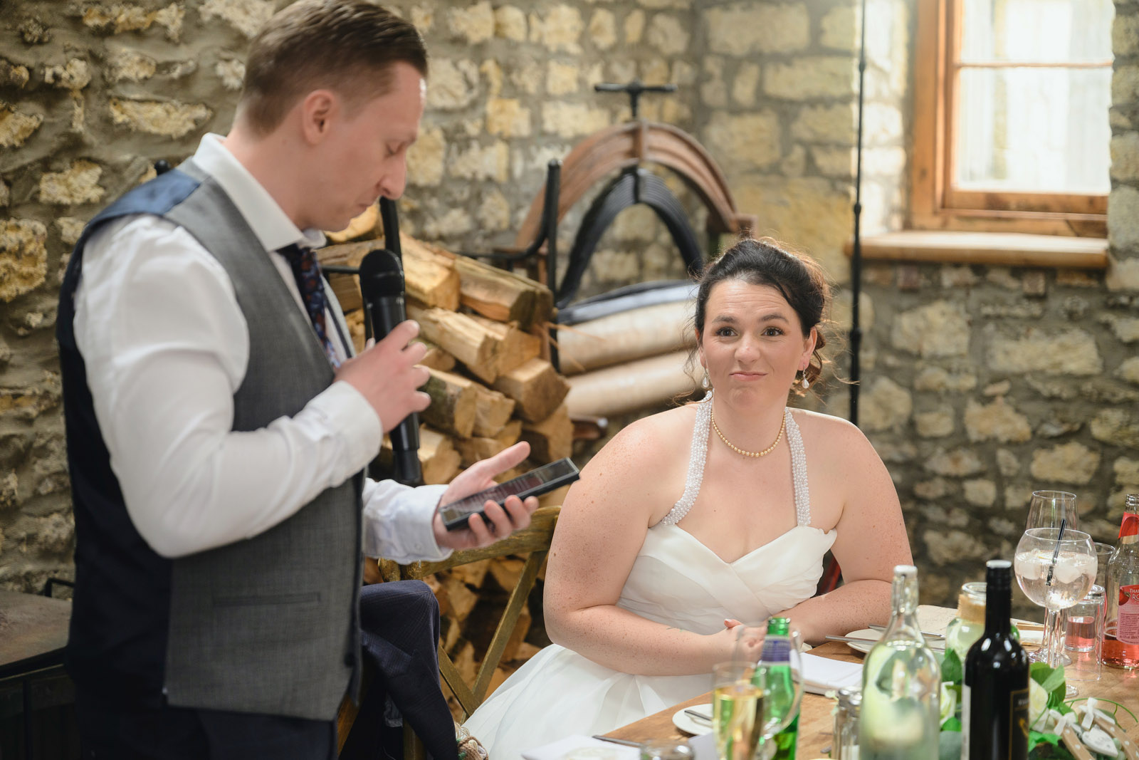 Wedding Photographer at The Barn Old Down Estate