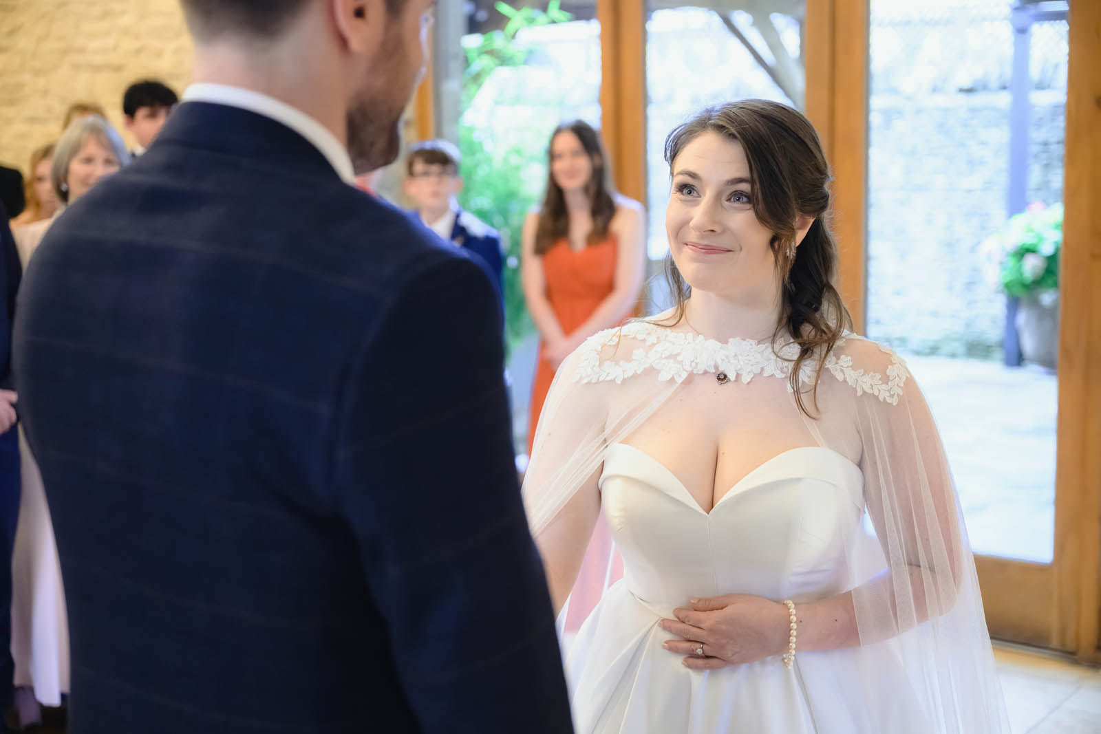 Wedding Photographer at The Kingscote Barn