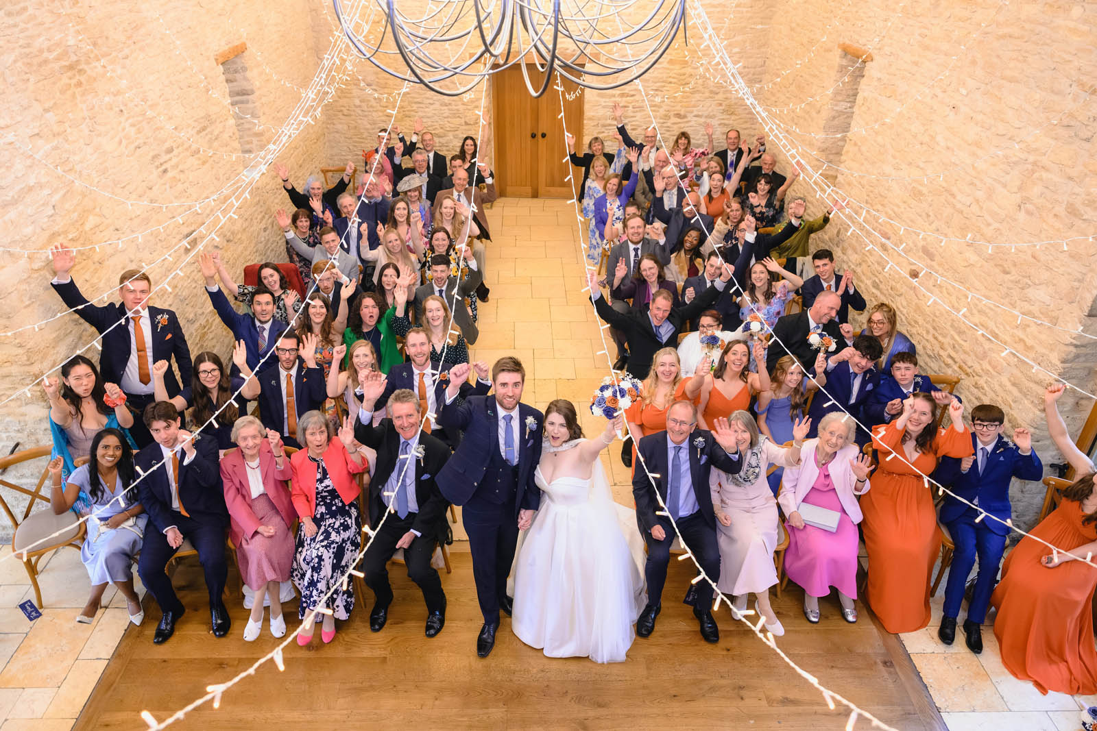 Wedding Photographer at The Kingscote Barn