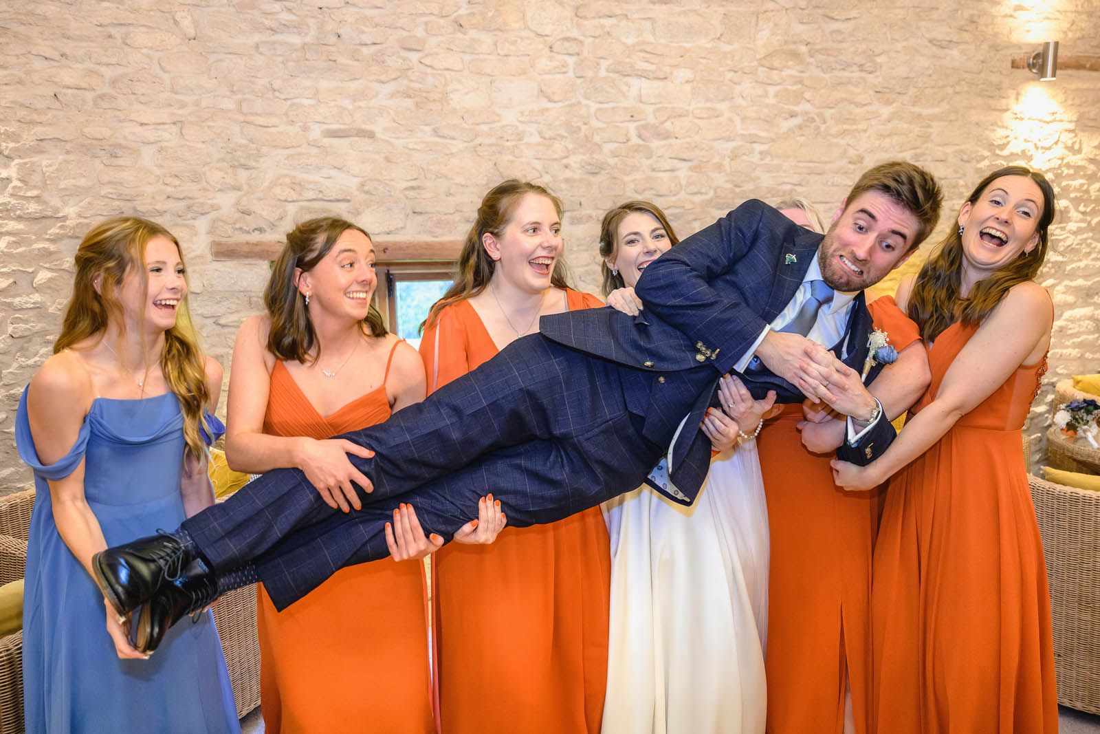 Wedding Photography at The Kingscote Barn