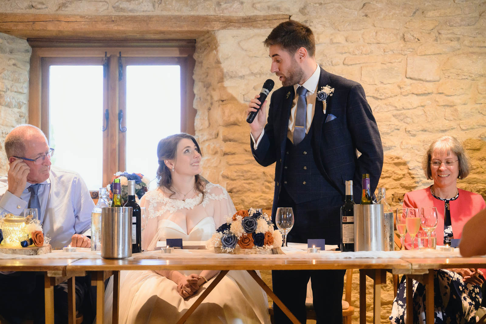 Wedding Photographer Stewart Clarke at The Kingscote Barn
