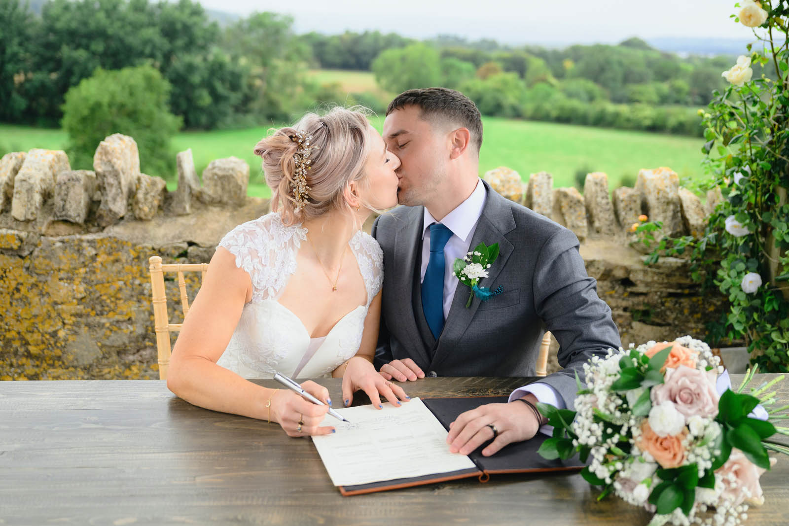 Wedding Photographer at Folly Farm Centre