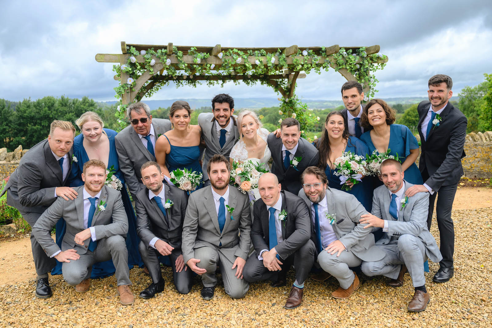 Wedding Photography at the Wedding Photographer at Folly Farm in Pensford
