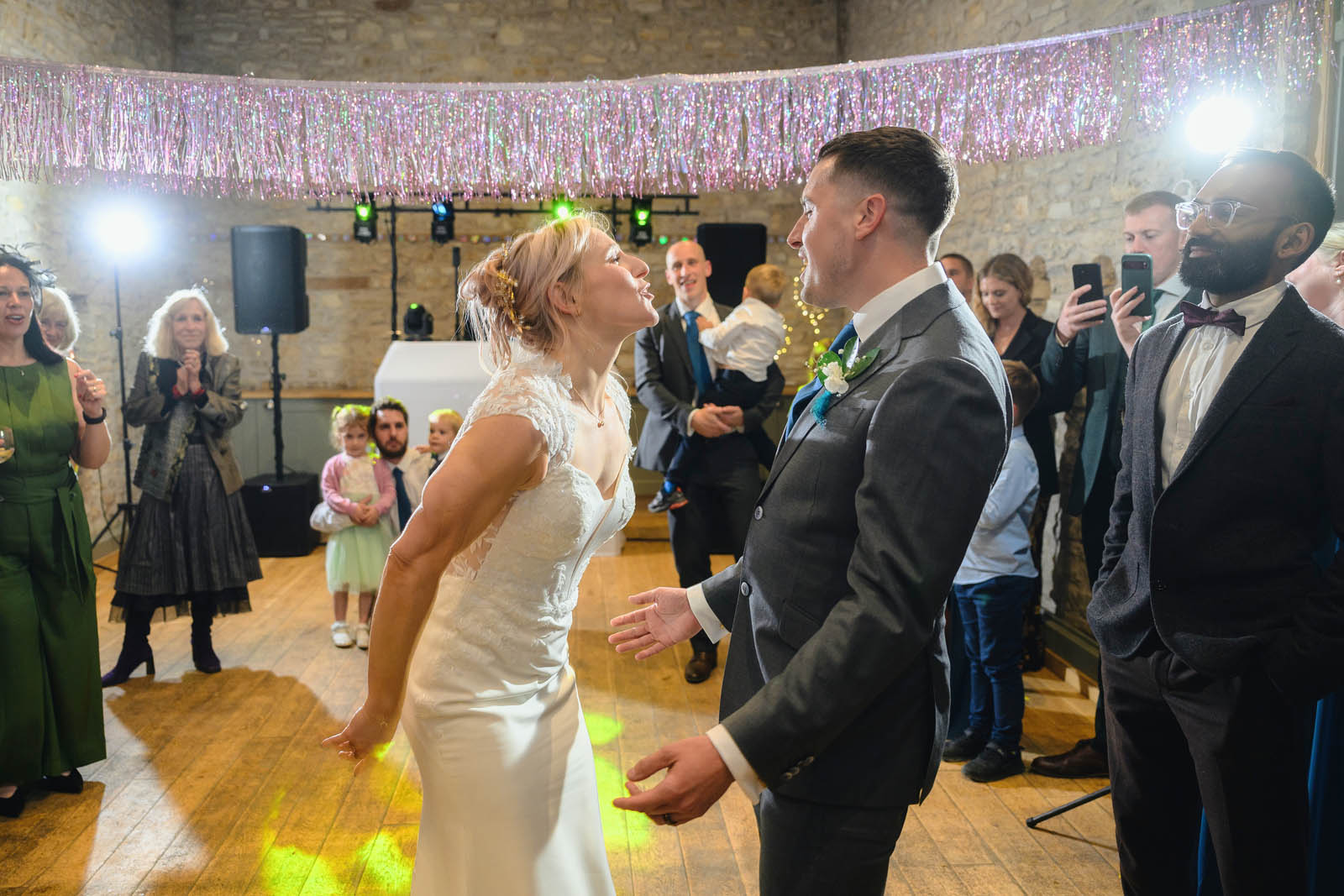 Wedding Photography at the Wedding Photographer at Folly Farm in Pensford