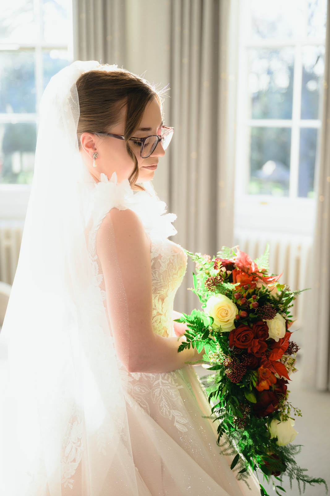 Winter Wedding Photography at Eastington Park