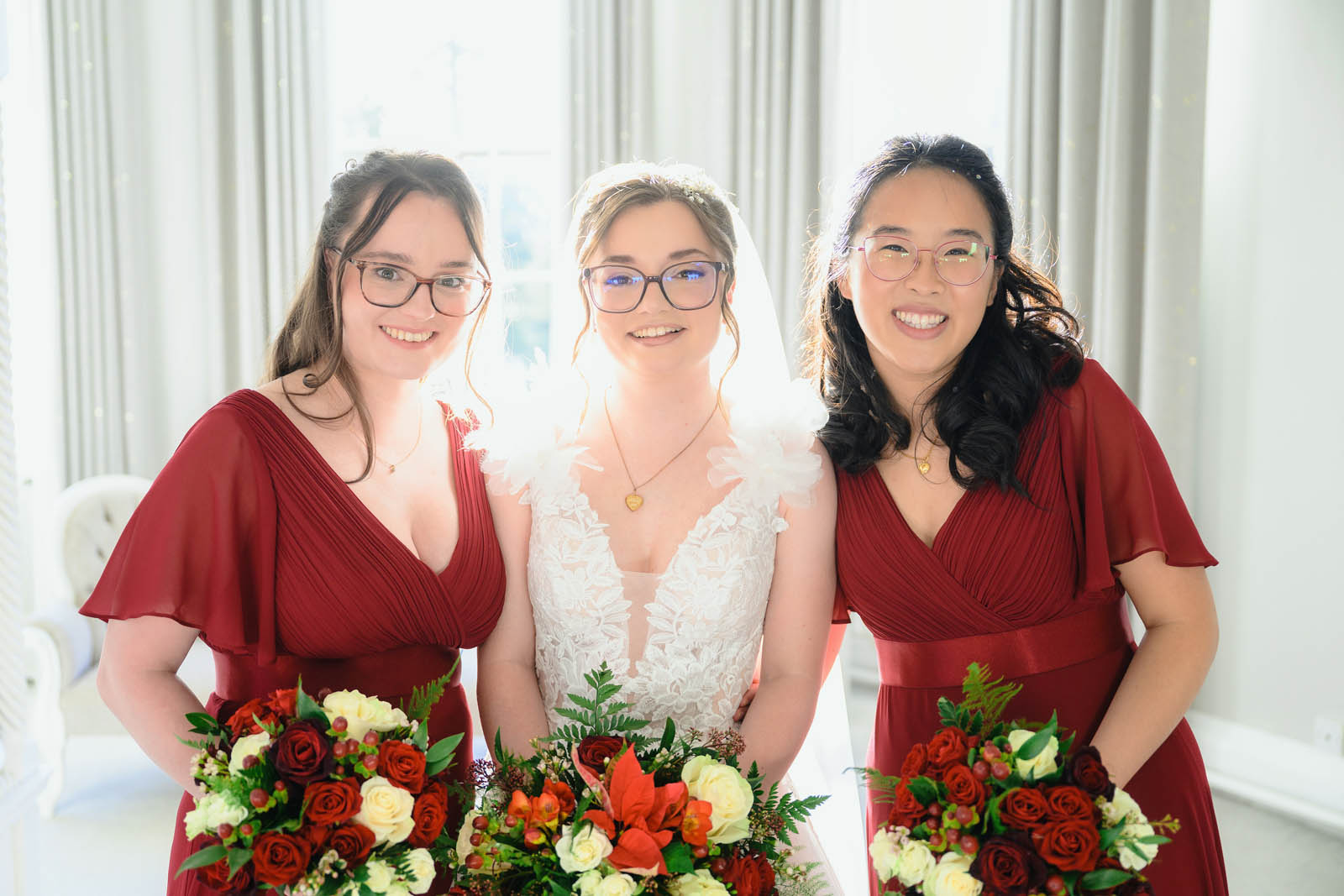 Winter Wedding Photography at Eastington Park