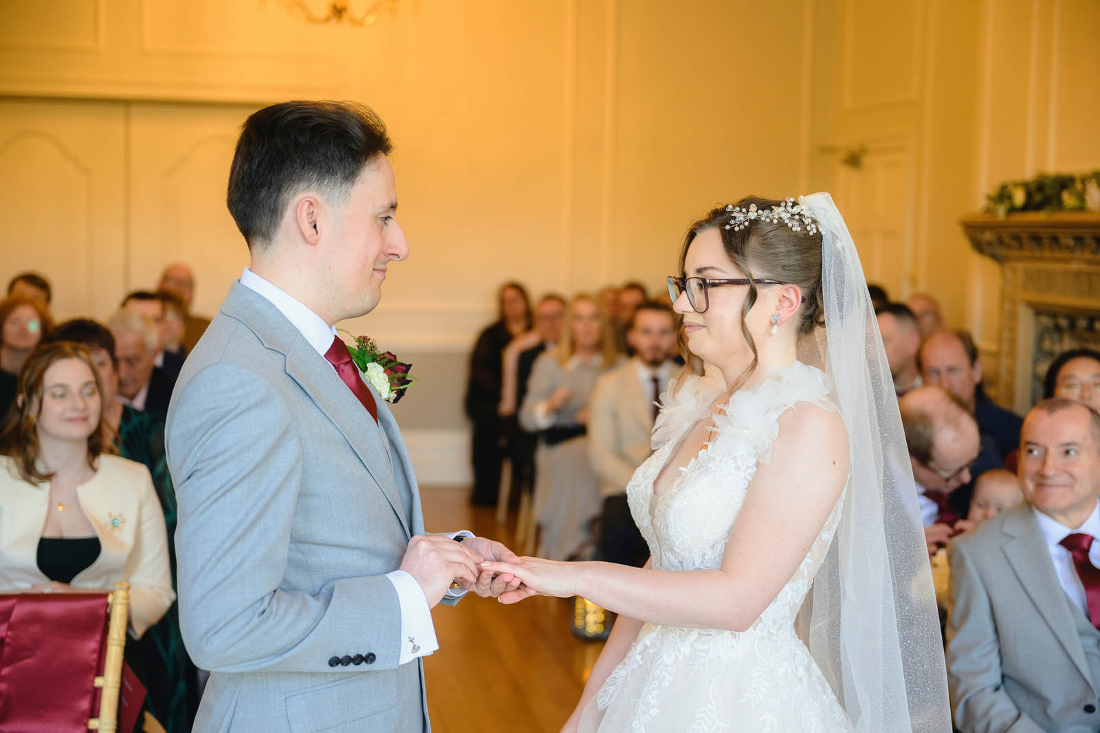 Winter Wedding Photography at Eastington Park