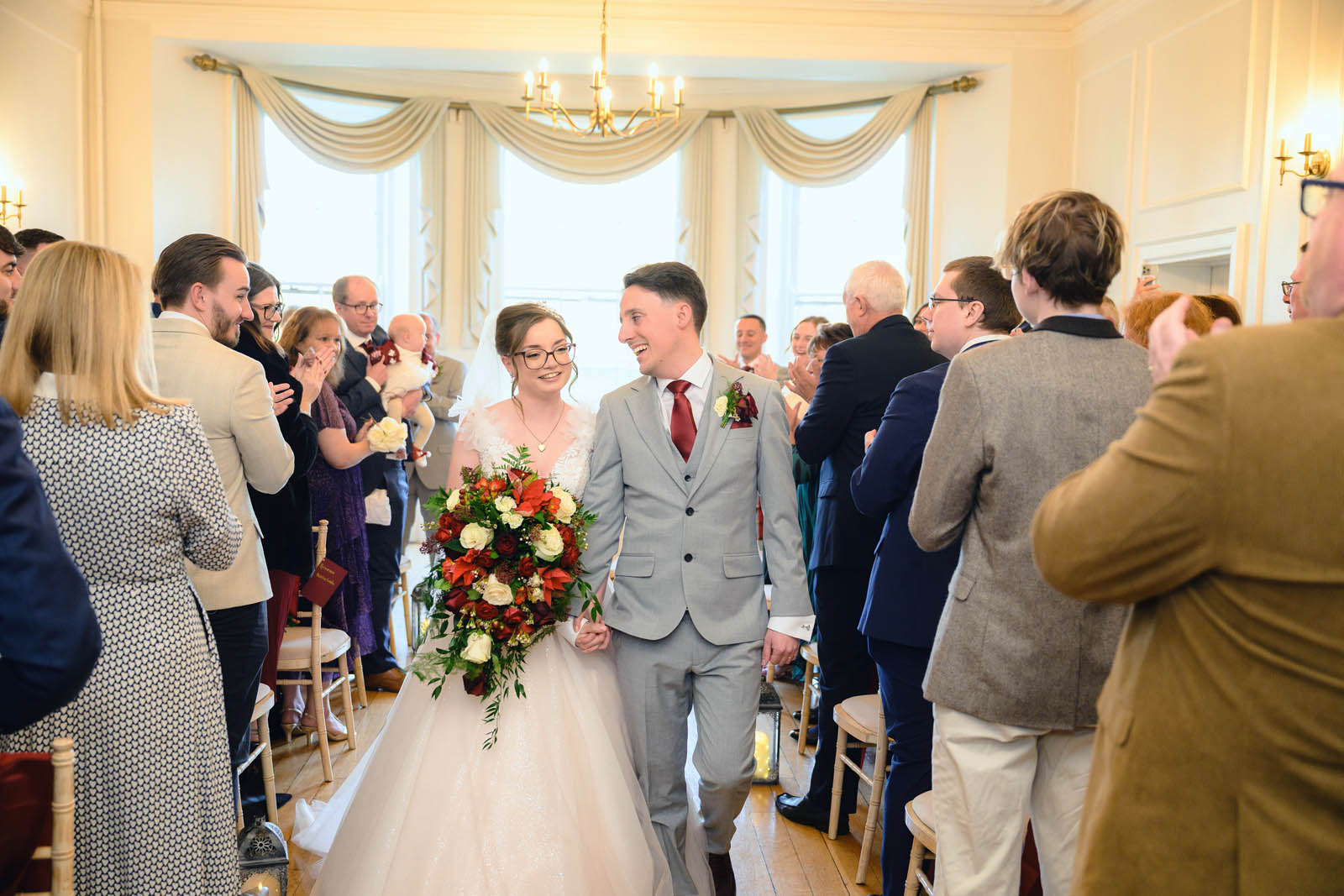 Winter Wedding Photography at Eastington Park