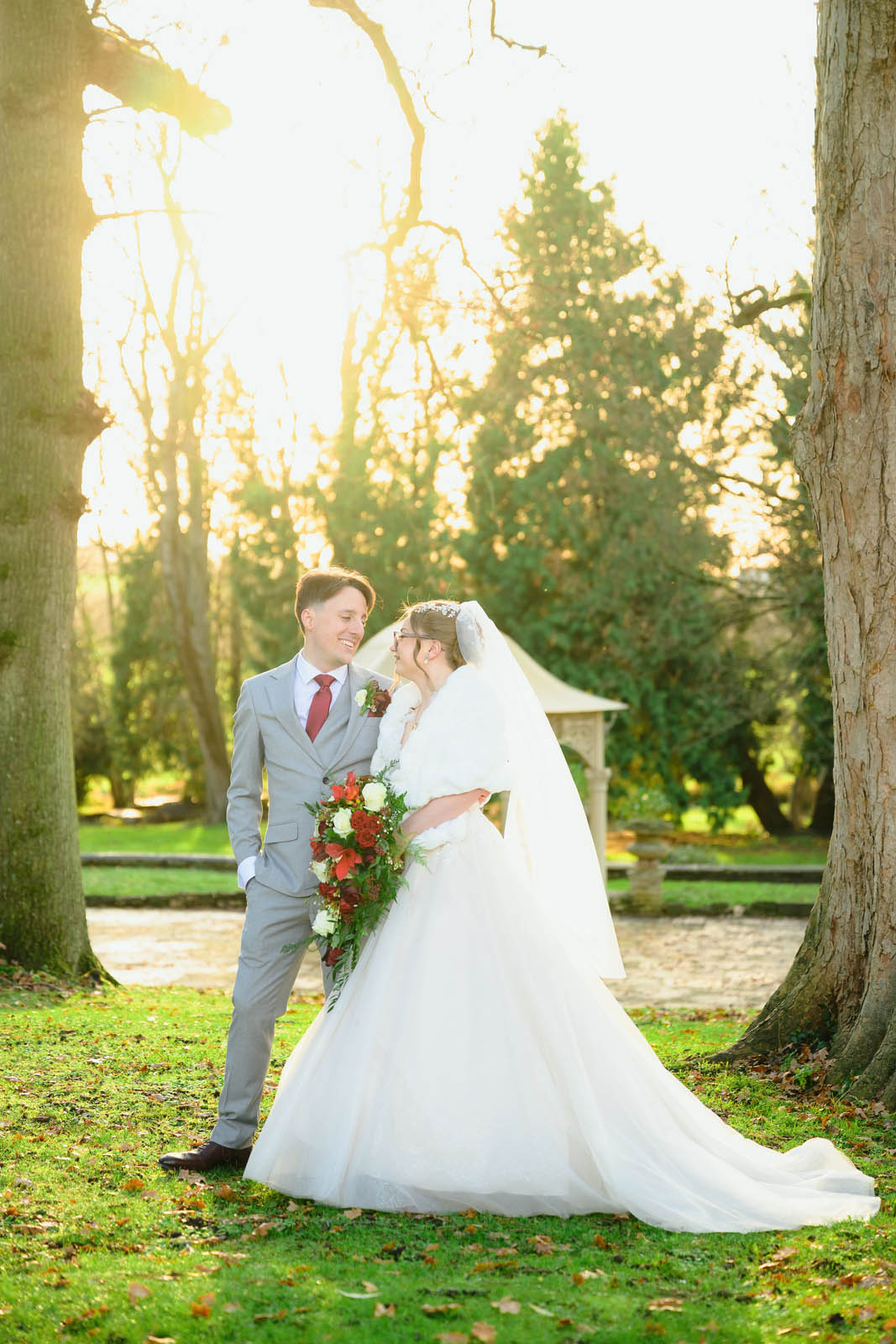 Winter Wedding Photography at Eastington Park