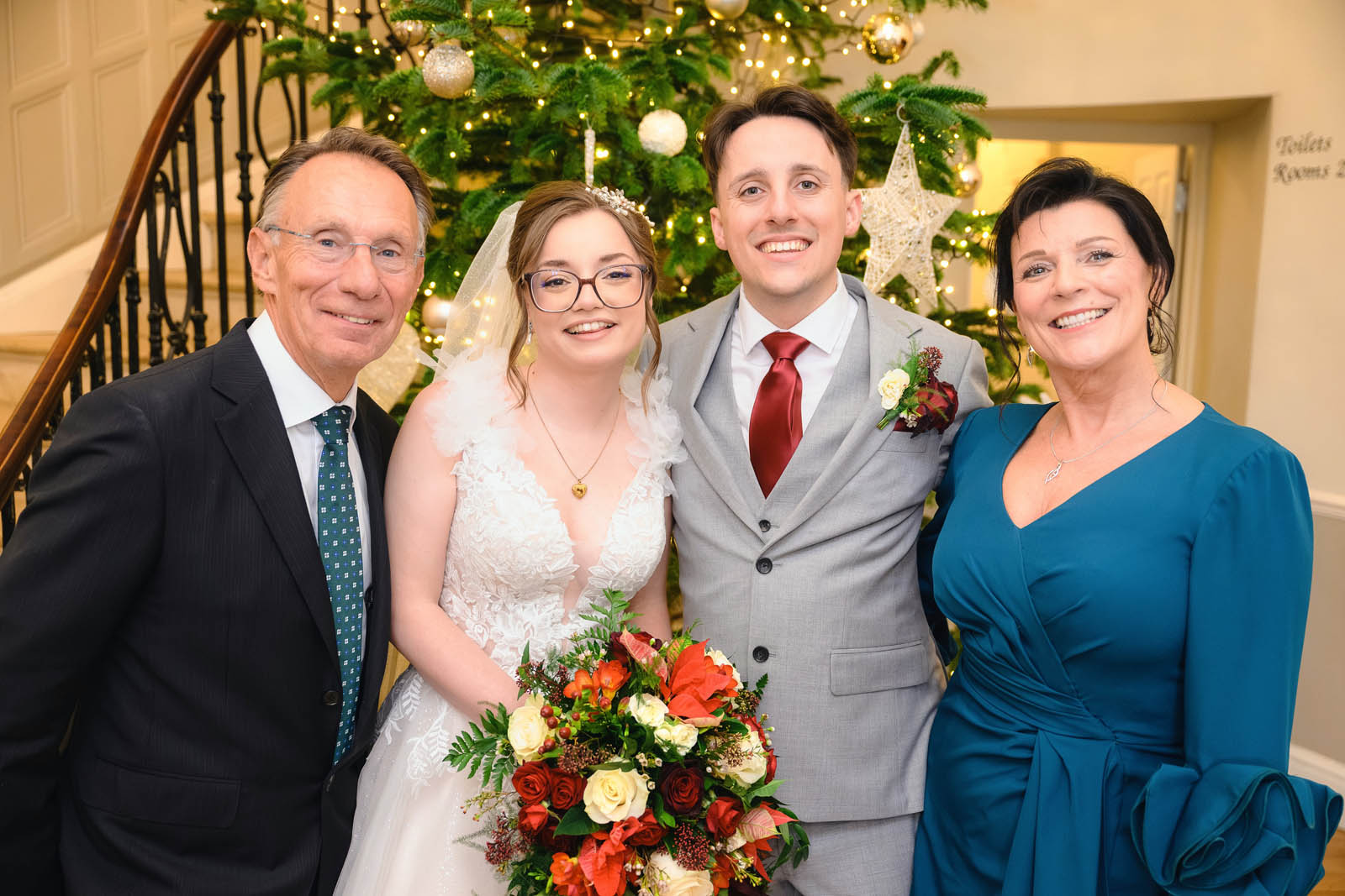 Winter Wedding Photography at Eastington Park