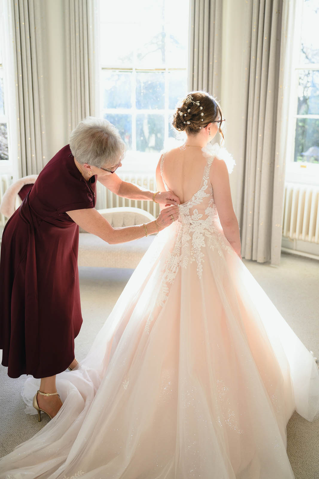 Winter Wedding Photography at Eastington Park