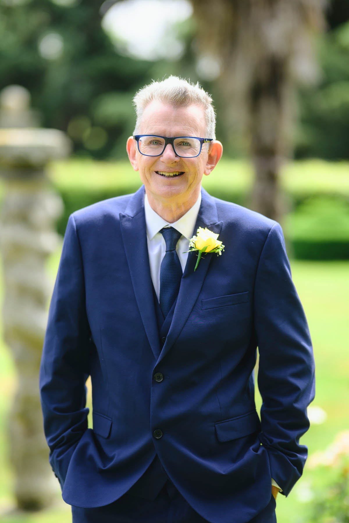 Wedding Photographer at Tapeley Park Gardens