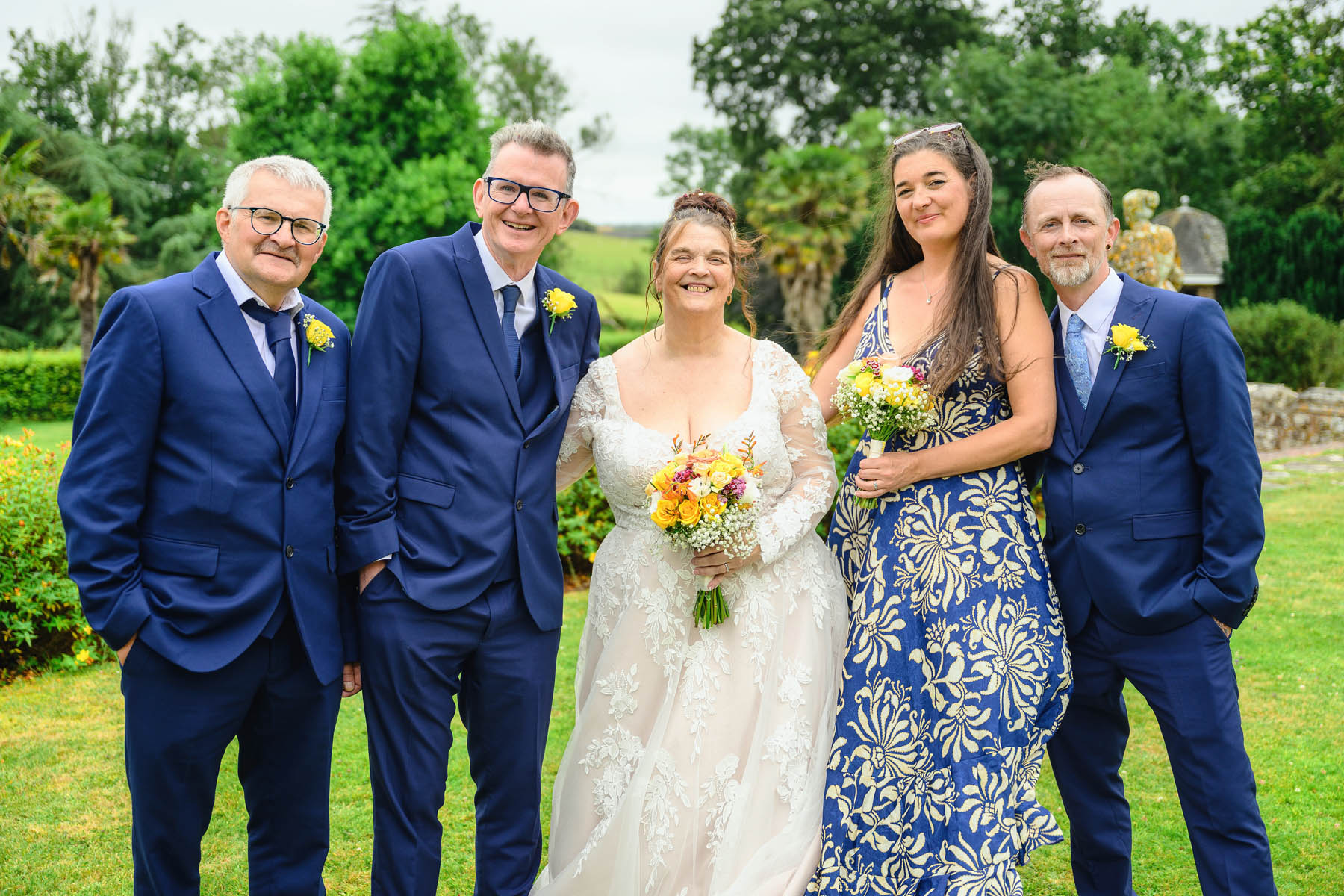 Wedding Photographer at Tapeley Park Gardens
