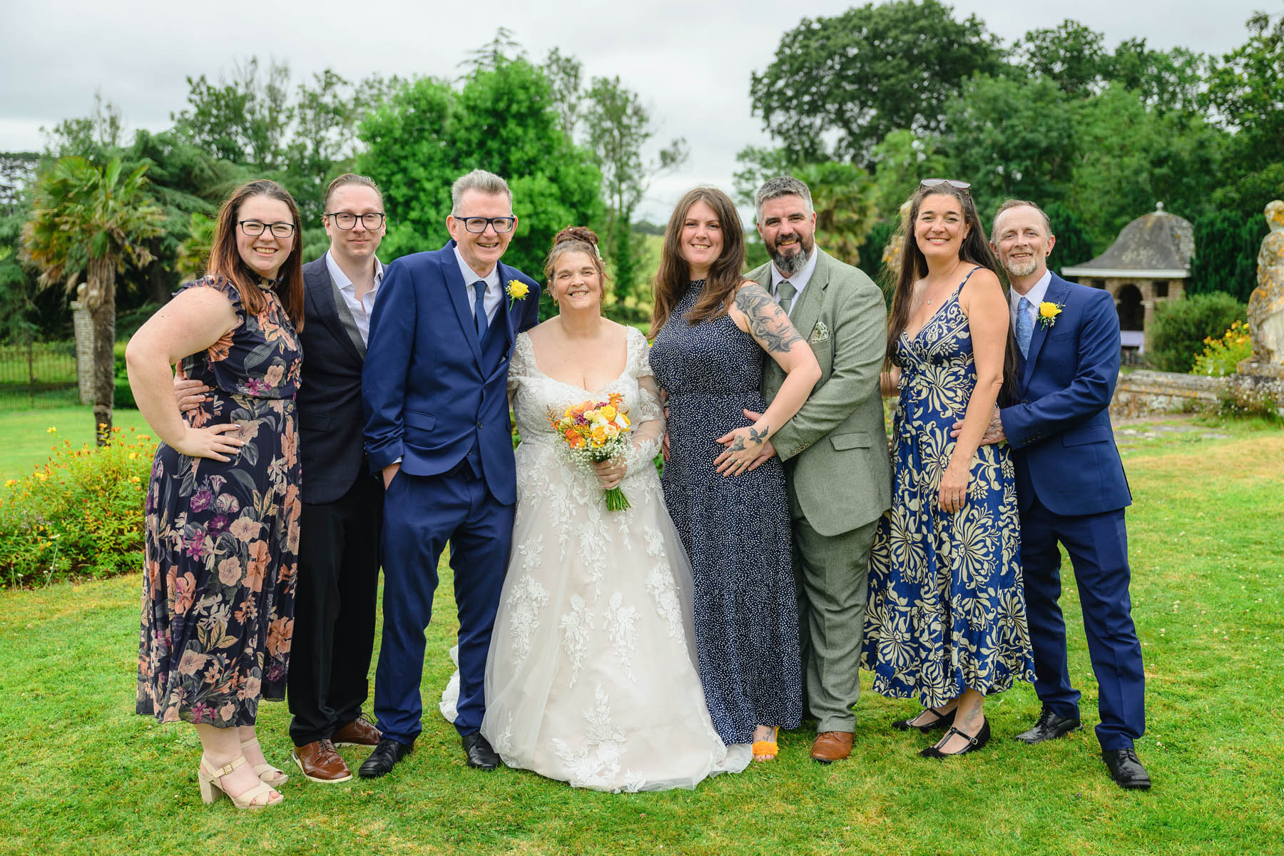 Wedding Photographer at Tapeley Park Gardens